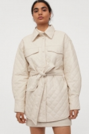 Quilted shirt jacket £30.00