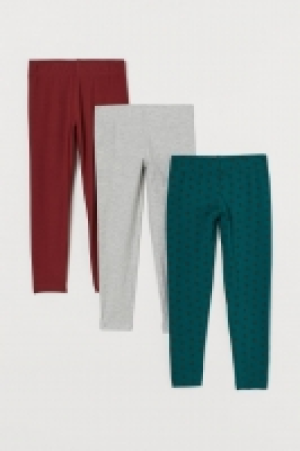 3-pack jersey leggings £8.00