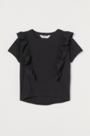 Flounce-trimmed jersey top £4.00
