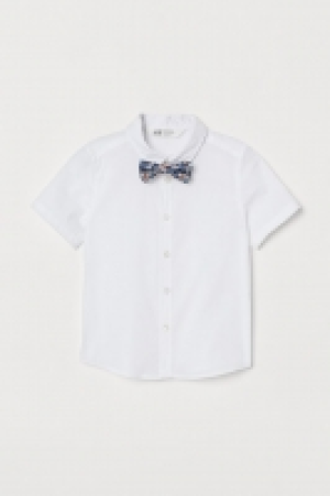 Shirt with a tie/bow tie £5.00