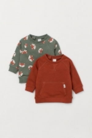 2-pack cotton sweatshirts £7.00