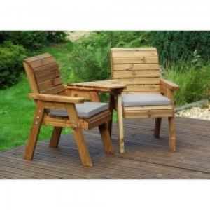 Charles Taylor Angled Twin Companion Set Grey