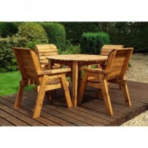 Charles Taylor Four Seated Round Table Set Green