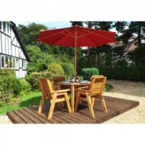 Charles Taylor Four Seated Round Table Set Burg