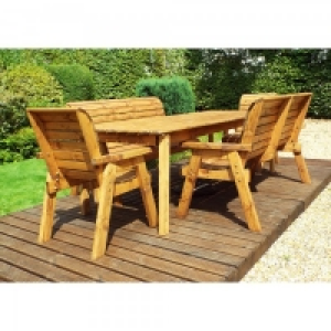 Charles Taylor Eight Seater Rectangle Set Green