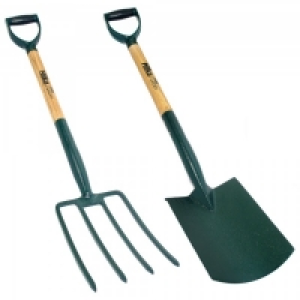 Hilka Carbon Steel Spade & Fork Twin Pack