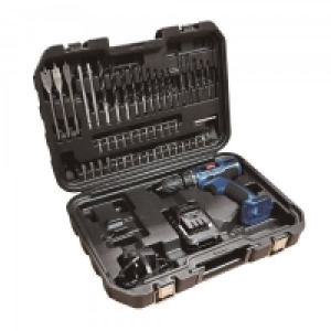 Hilka Pro Cordless Driver & 50 Accs 18V Li-ion
