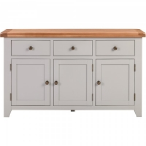 JTF  Chatsworth Grey Large Sideboard 3 Door 3 Drawer