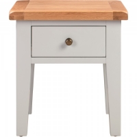 JTF  Chatsworth Grey Side Table with Drawer
