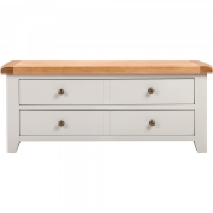 Chatsworth Grey Storage Coffee Table 4 Drawer