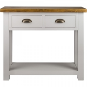 Hampshire Solid Wood Console Table 2 Drawer