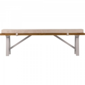 Hampshire Solid Wood Dining Bench with Cushion