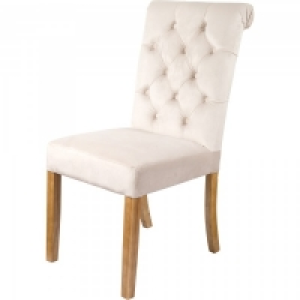 Sienna Velvet Dining Chairs Mink Set of 2