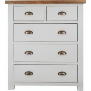 Hampshire Solid Wood 2 + 3 Chest of Drawers