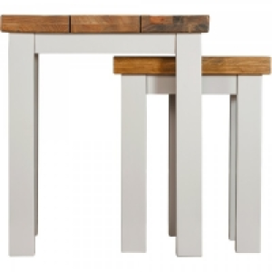 Hampshire Solid Wood Nest of 2 Tables
