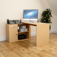 JTF  Vida Designs Longton Computer Desk Pine
