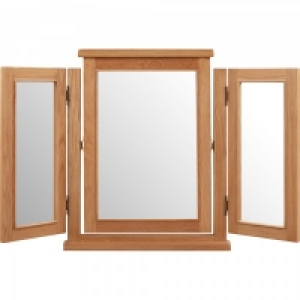 Chatsworth Oak Triple Dressing Table Mirror