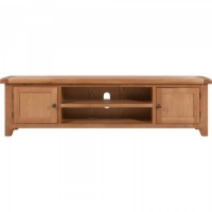 Chatsworth Oak TV Unit Lowline Large 1.8m