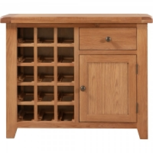 Chatsworth Oak Wine Rack Small