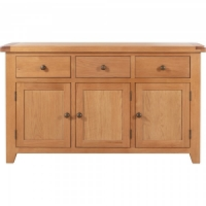 Chatsworth Oak Large Sideboard 3 Door 3 Drawer