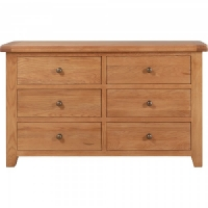 Chatsworth Oak 6 Drawer Chest of Drawers