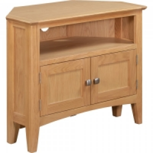 Eva Oak Corner TV Unit
