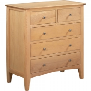 Eva Oak 2 + 3 Chest of Drawers