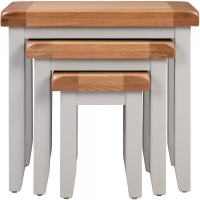 JTF  Chatsworth Grey Nest of 3 Tables