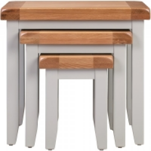 Chatsworth Grey Nest of 3 Tables
