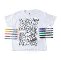 Aldi  Mermaid Colour-In T-Shirt