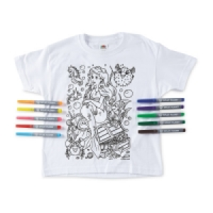 Mermaid Colour-In T-Shirt