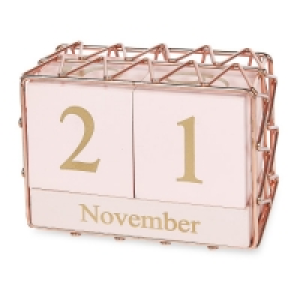 Pink/Rose Gold Perpetual Calendar