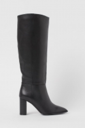Knee-high leather boots £60.00