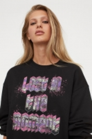 Block-coloured sweatshirt £9.00