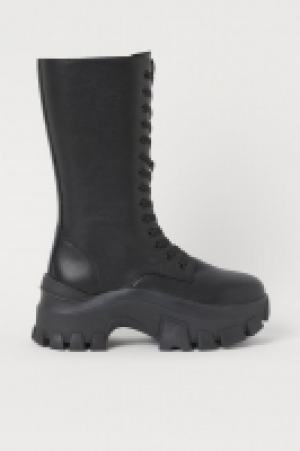 Chunky leather boots £35.00