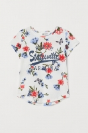 Printed jersey top £1.00