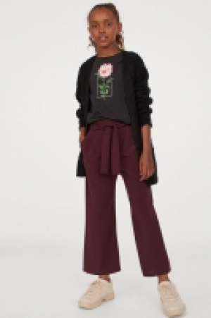 Wide satin trousers £7.00