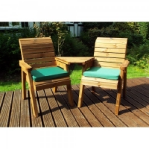 Charles Taylor Angled Twin Companion Set Green