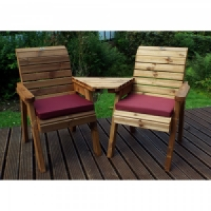 Charles Taylor Angled Twin Companion Set Burg