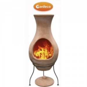Gardeco Large Air Chimenea Natural Terracotta
