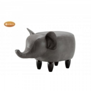 Gardeco Eliza The Grey Elephant Footstool