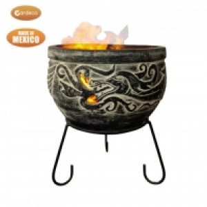 Gardeco Dragon Firepit Celtic Theme Charcoal