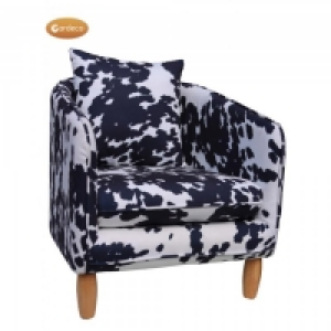 Gardeco Solera Armchair & Wooden Legs Cow Design