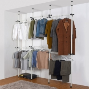 JTF  Telescopic Triple Wardrobe Organiser