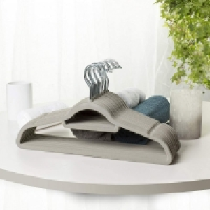 Non Slip Velvet Hangers Grey 20Pack