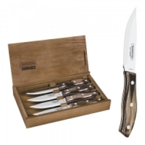 Tramontina Full Tang Jumbo Steak Knife Set 4Pc