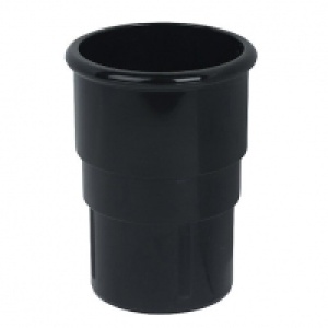 FloPlast 50mm MiniFlo Downpipe Pipe Socket - Black £1.65