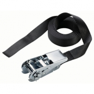 Master Lock Single Ratchet Strap Tie Down Endless 5m - Black £6.99