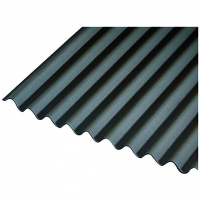 Wickes  Onduline 3mm Black Corrugated Bitumen Sheet 950 x 2000mm