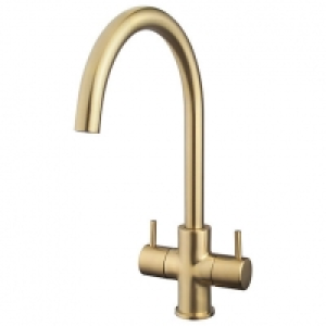 Kumai Monobloc Brushed Gold Tap Hp/lp £179.00